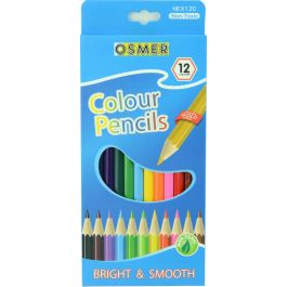 Colour Pencils Hex. Full Pk12 Osmer